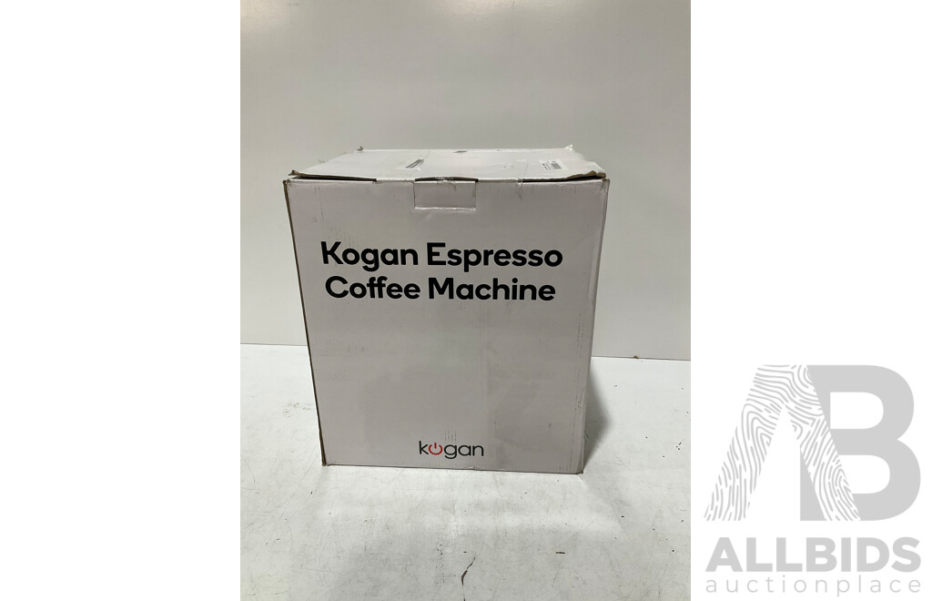 KOGAN ESPRESSO COFFEE MACHINE Lot 1441425 ALLBIDS