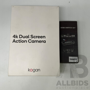 kogan 4k dual screen action camera