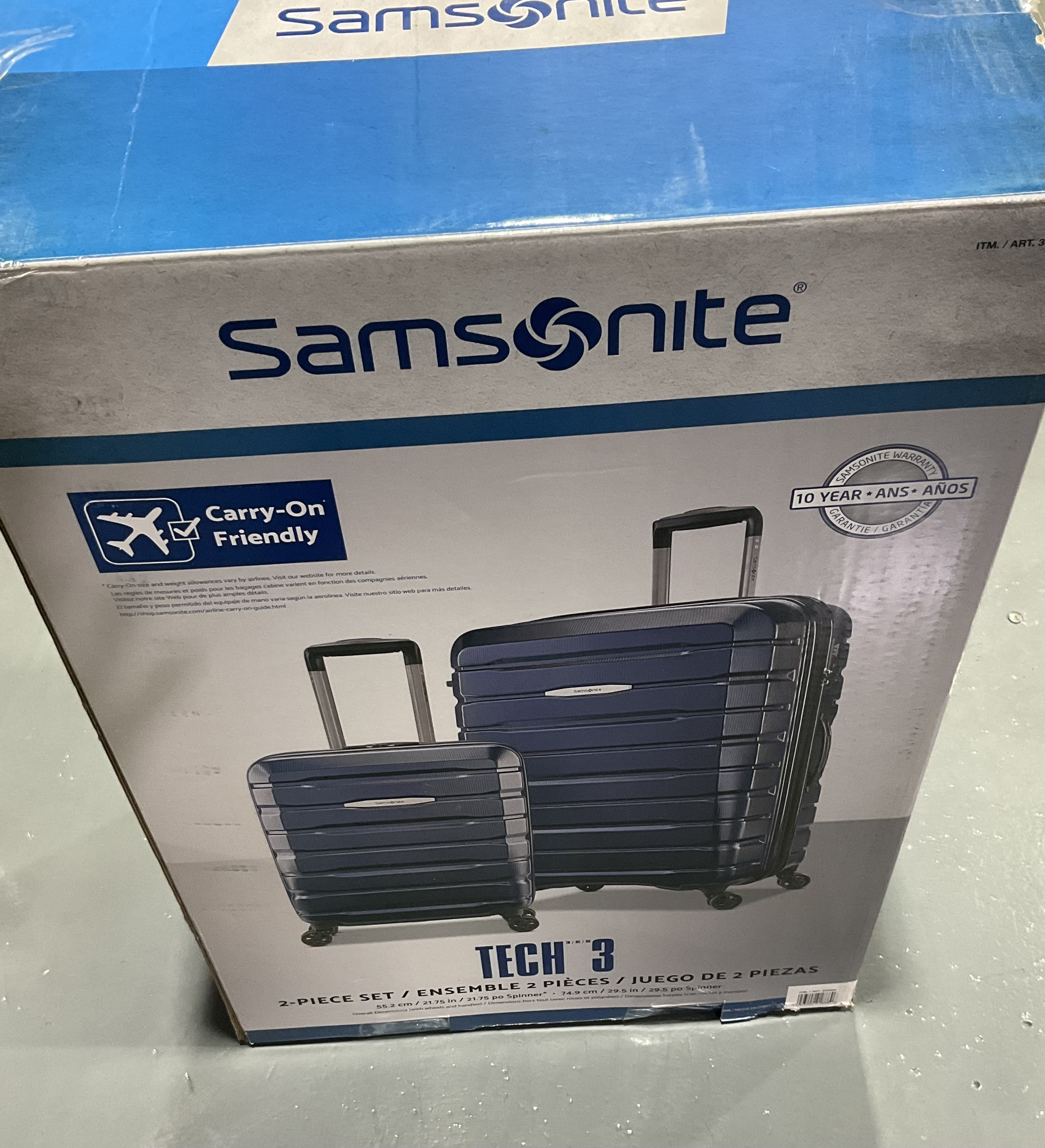 samsonite prestige 3d 3 piece set