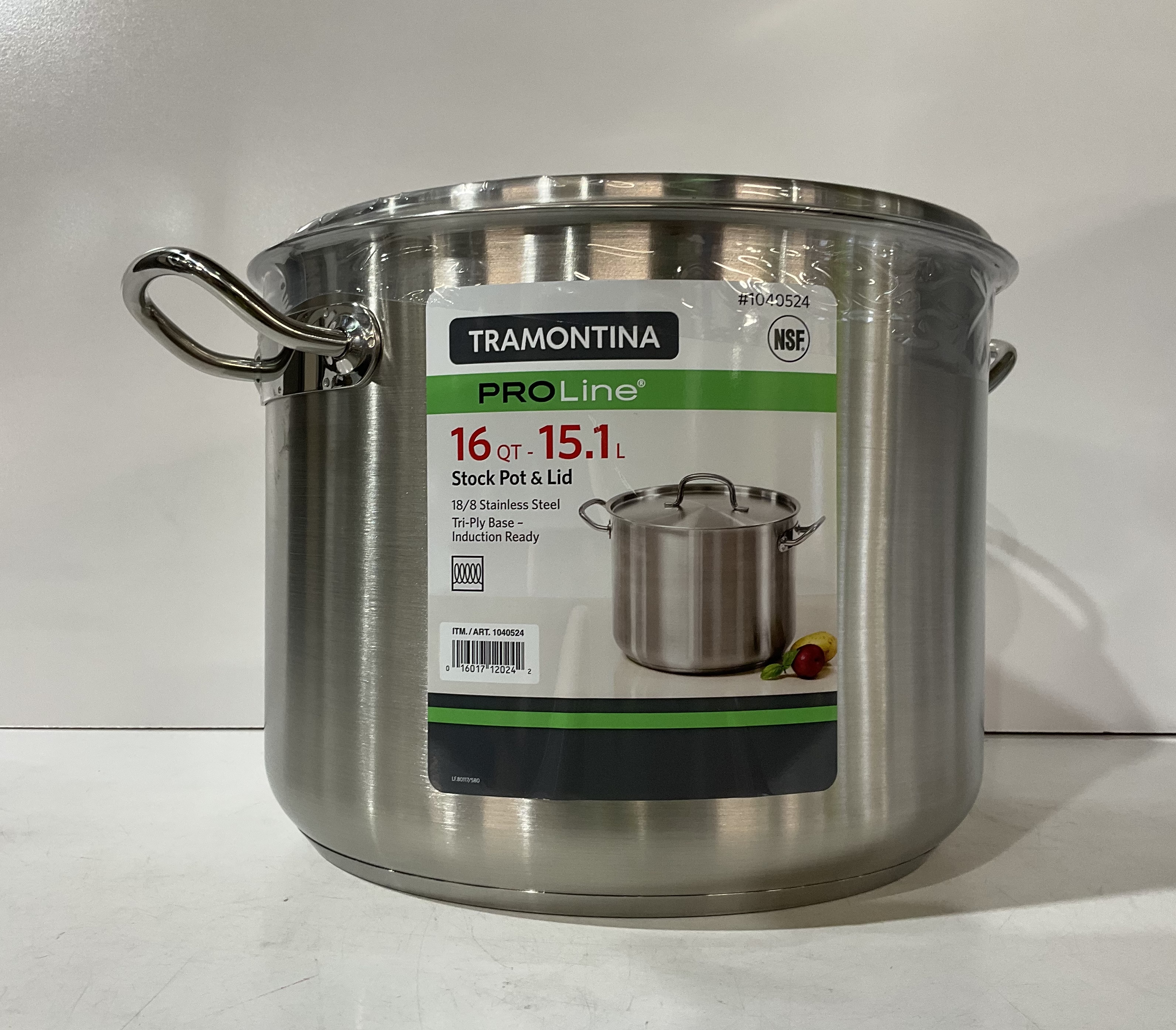 Tramontina ProLine Covered Stock Pot 15.1L