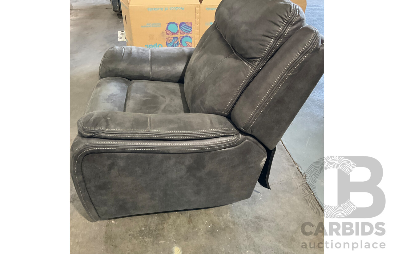 Barcalounger fabric power on sale rocker recliner