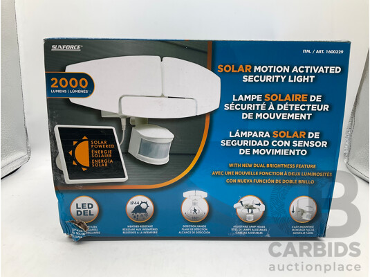 sunforce solar motion security light 1500 lumens costco