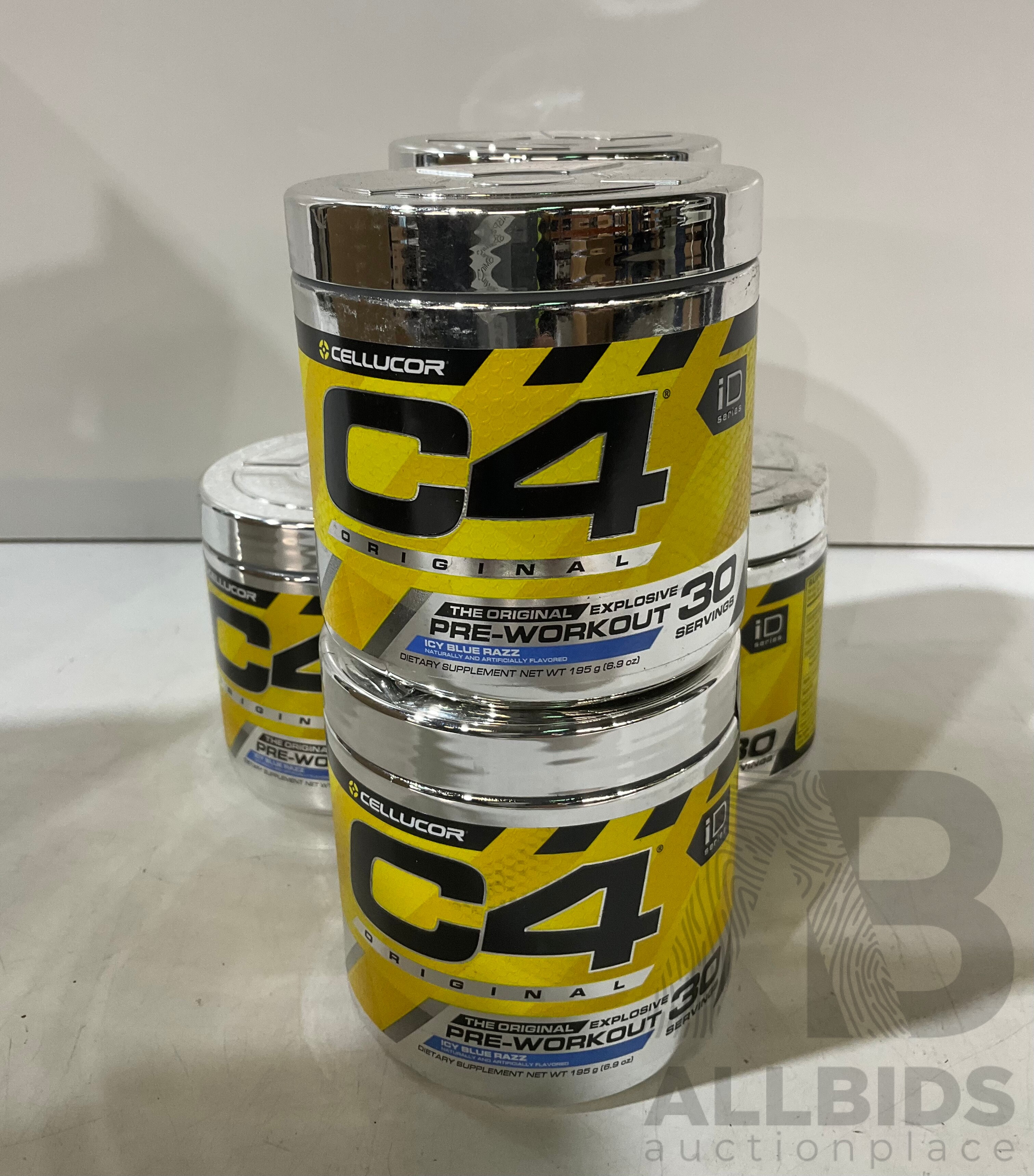 C4 Original Pre-Workout, Icy Blue Razz - 195 g