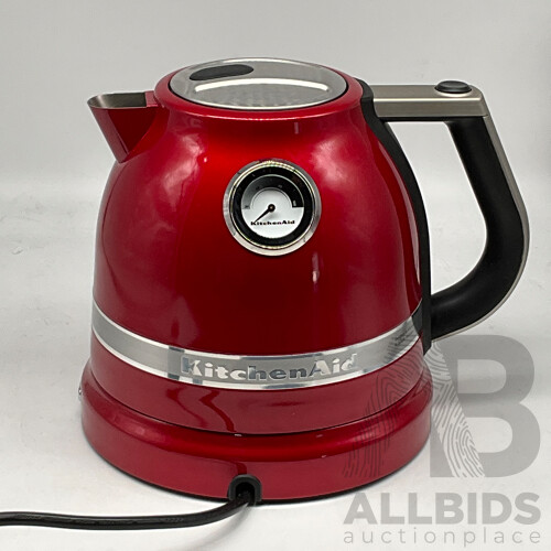 KitchenAid Pro Line Candy Apple Red Electric Kettle
