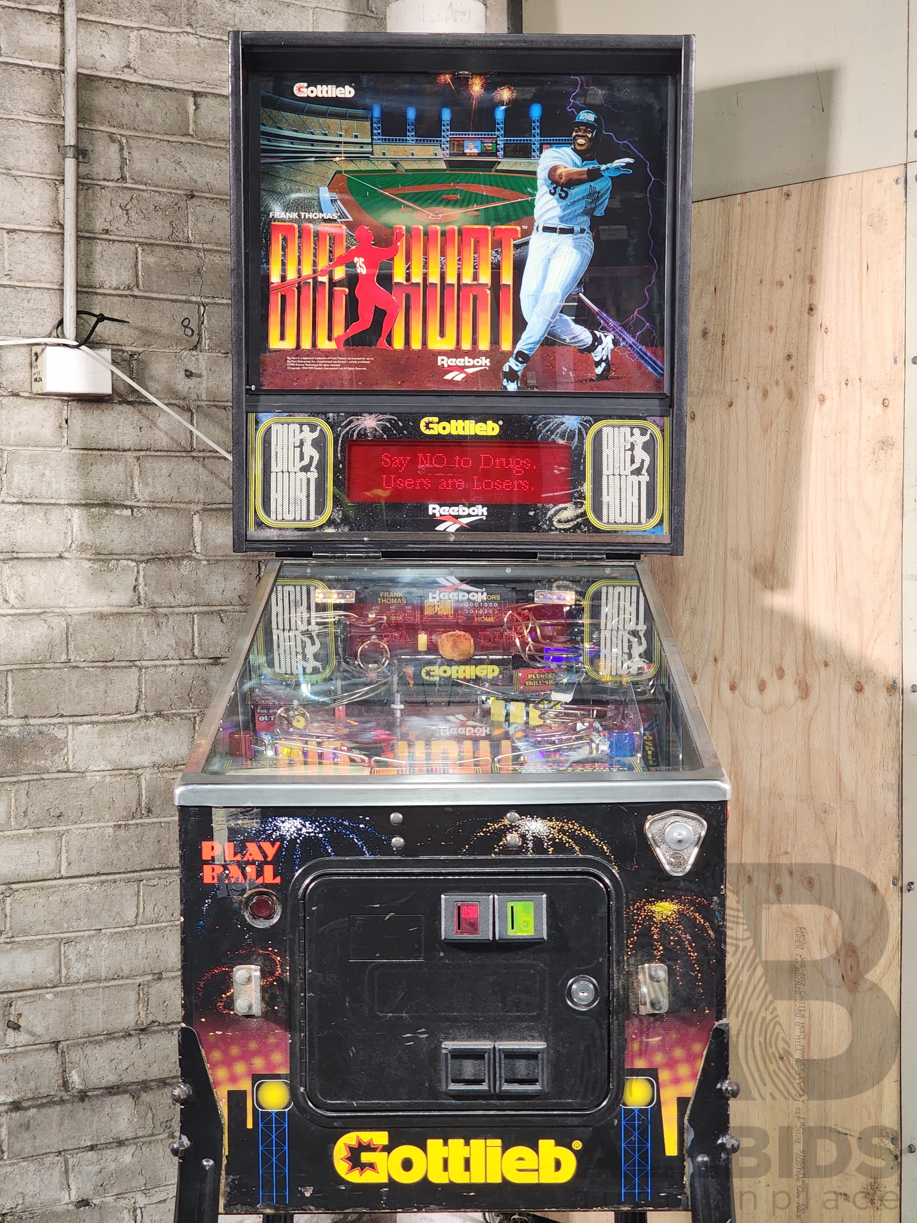 big hurt pinball machine for sale