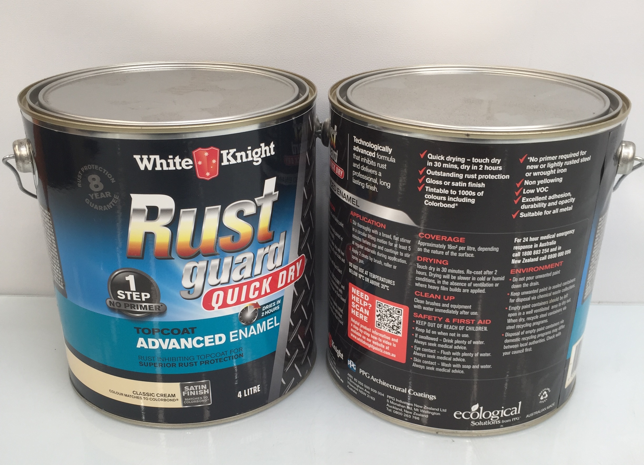 white knight enamel paint