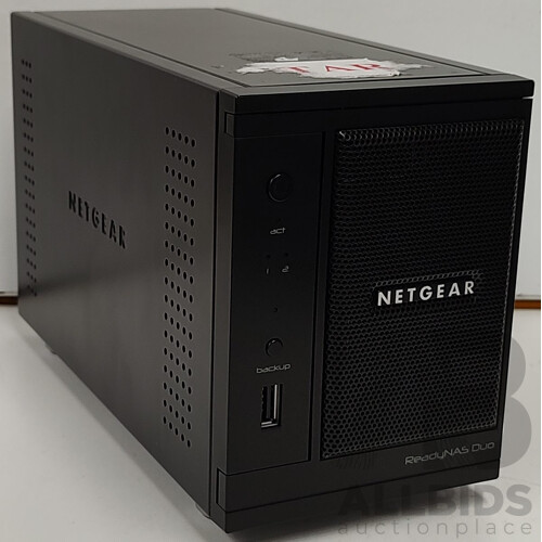 Netgear (RND2000 V2) ReadyNAS Duo - Lot 1406162 | ALLBIDS