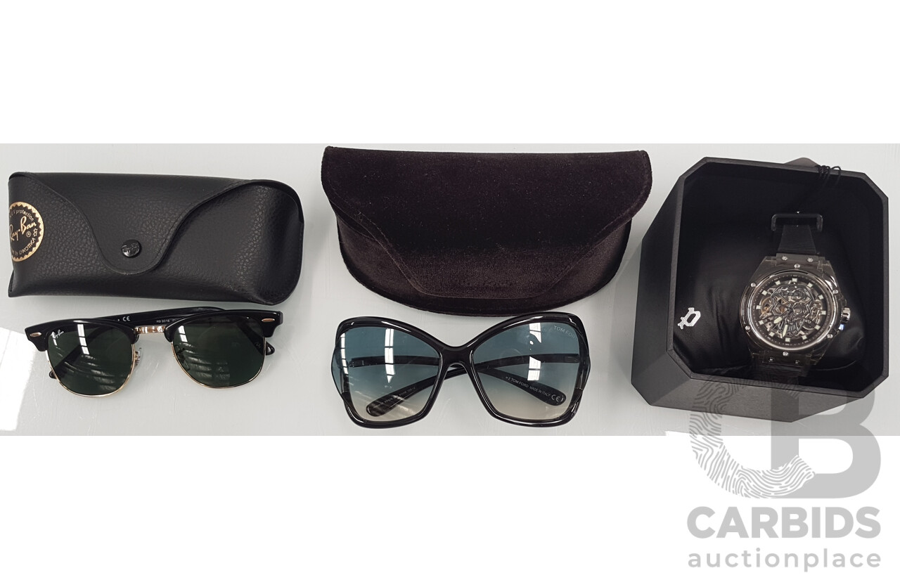 Ray Ban and Tom Ford Sunglasses - Lot 1434345 | ALLBIDS