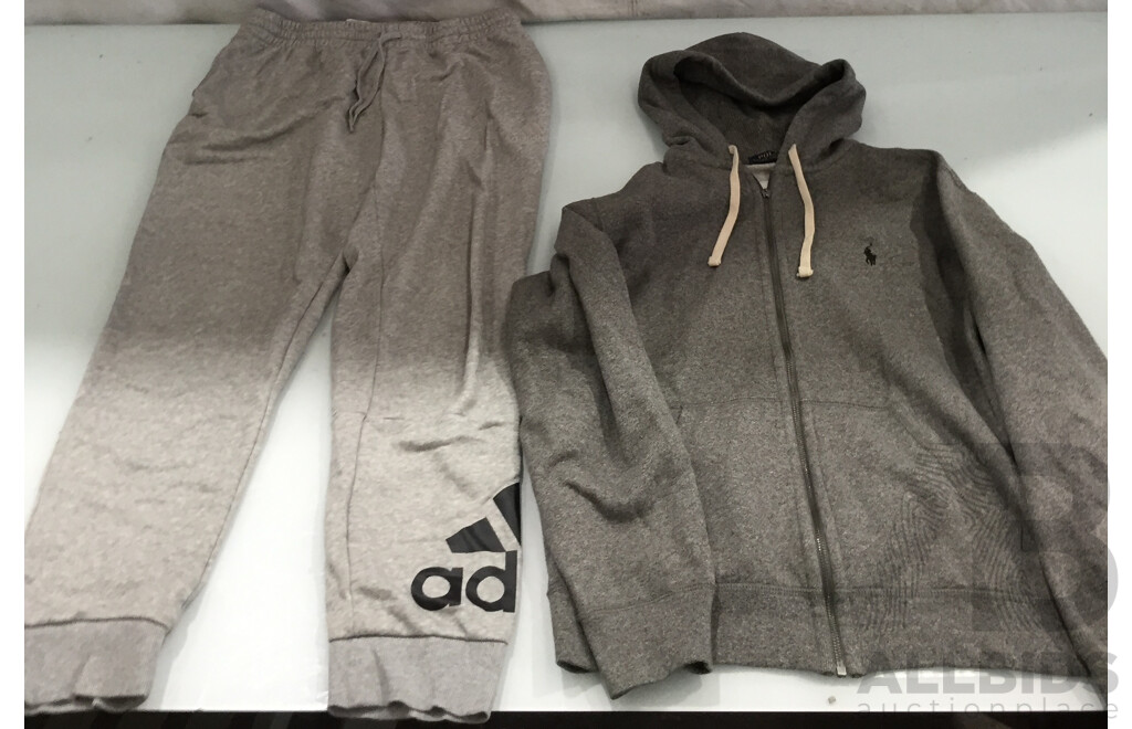 Mens grey ralph sale lauren tracksuit