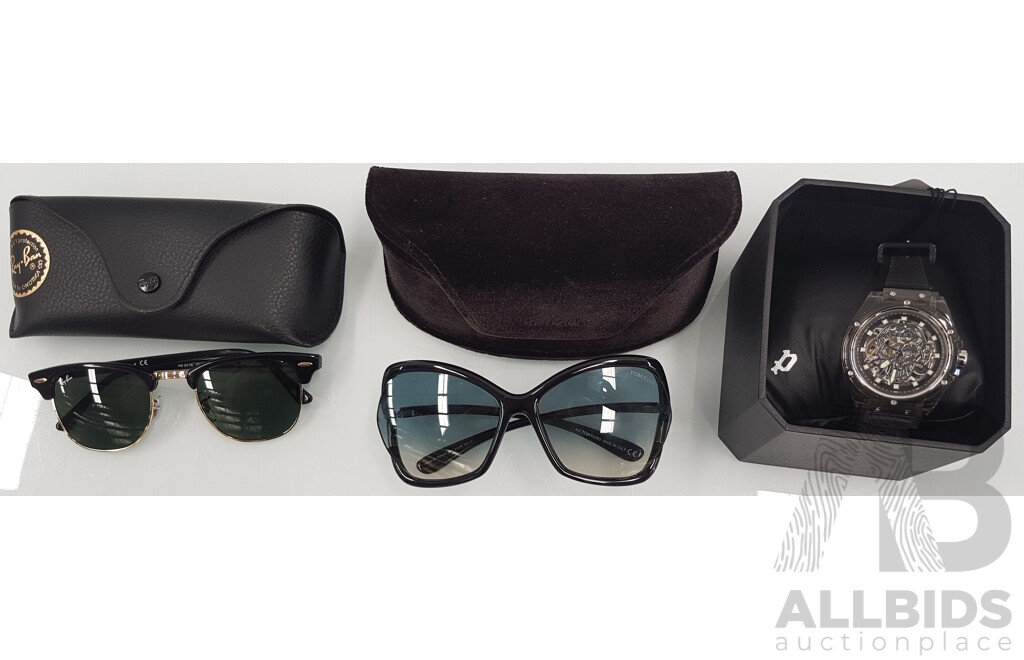 Ray Ban and Tom Ford Sunglasses - Lot 1434345 | ALLBIDS