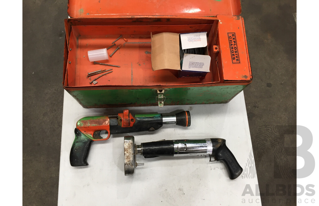 Ramset Powder Actuated Nail Guns Lot 1433218 Allbids