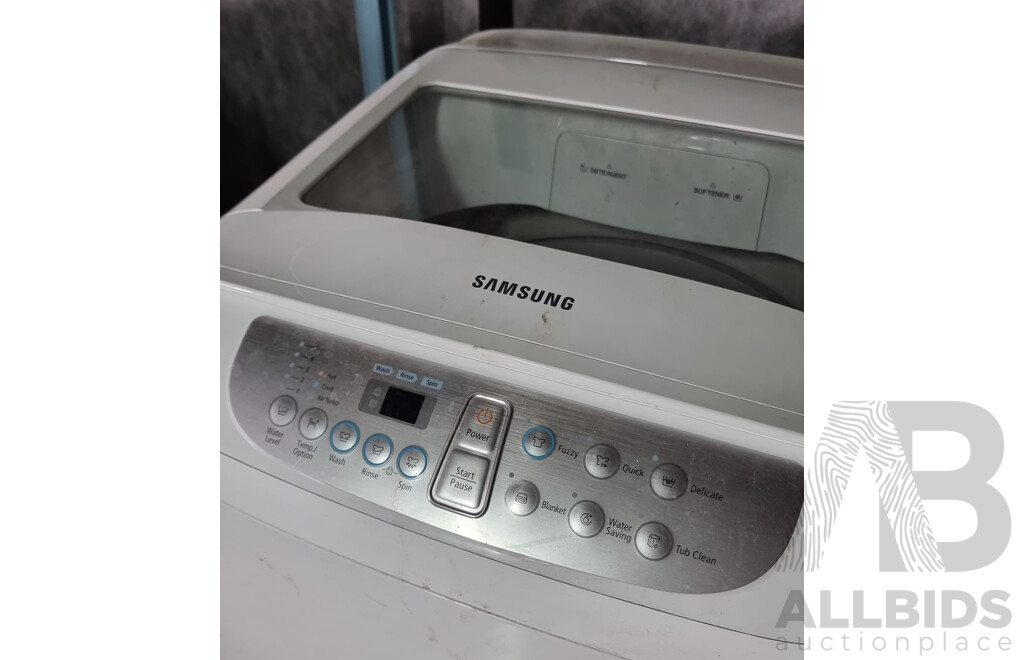 samsung wa65f5s2urw 6.5 kg top load washing machine