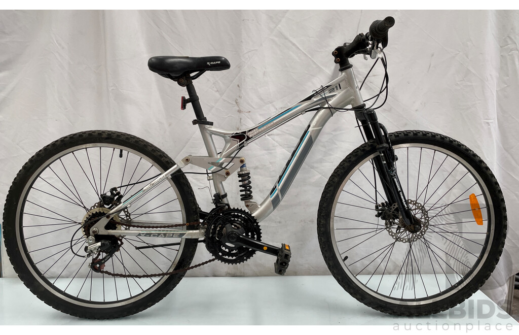 crane dual suspension mountain bike