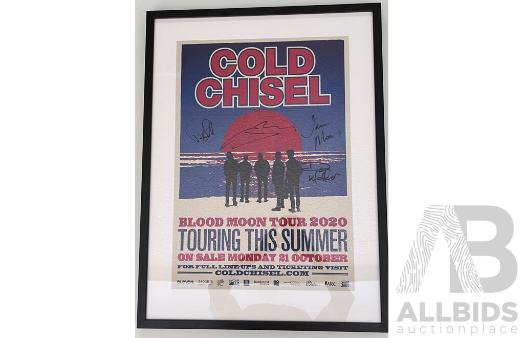 l89-framed-cold-chisel-tour-poster-lot-1449149-allbids