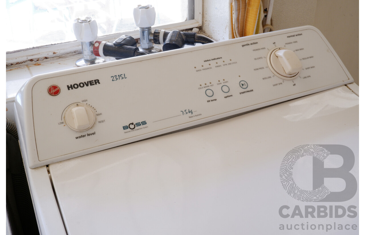 hoover boss washing machine