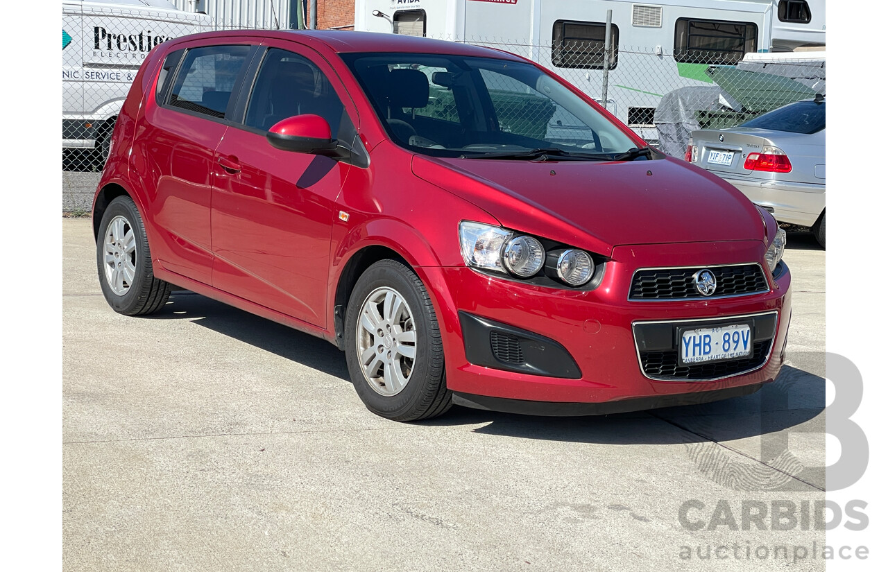 8/2012 Holden Barina TM 5d Hatchback Lot 1450537 CARBIDS