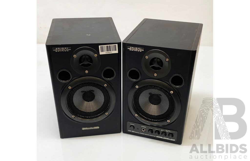 Roland Edirol (MA-15DBK) MD-15 Digital Stereo Micro Monitors