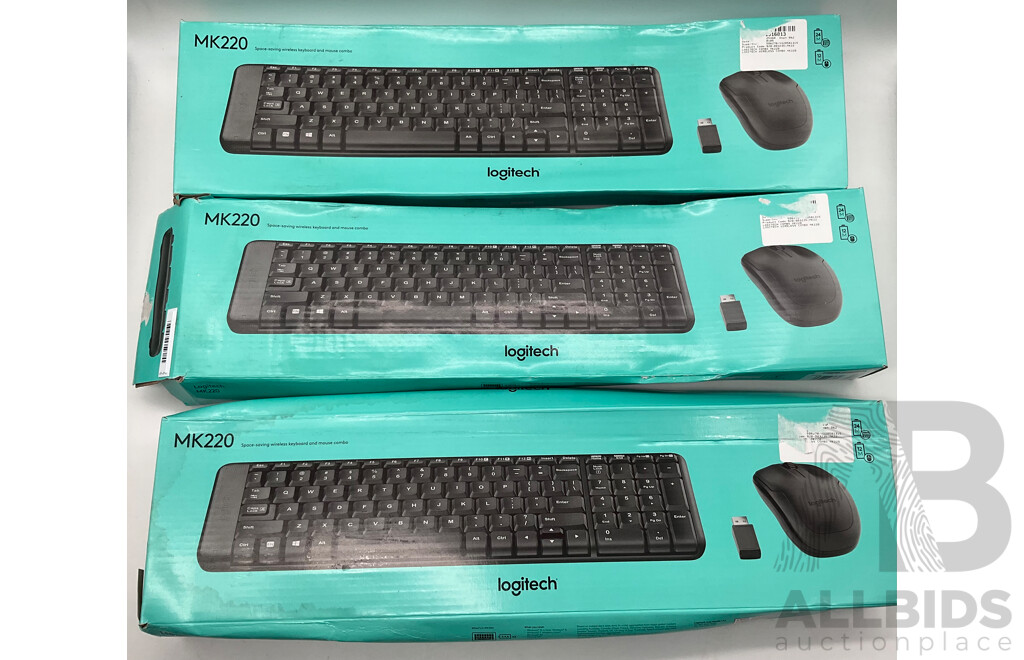 LOGITECH MK220 Wireless Keyboard - Lot 1464576 | ALLBIDS