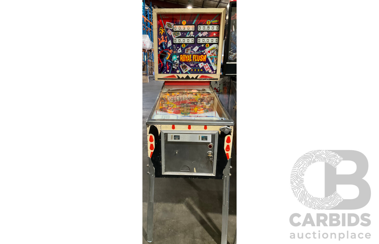 royal flush deluxe pinball for sale