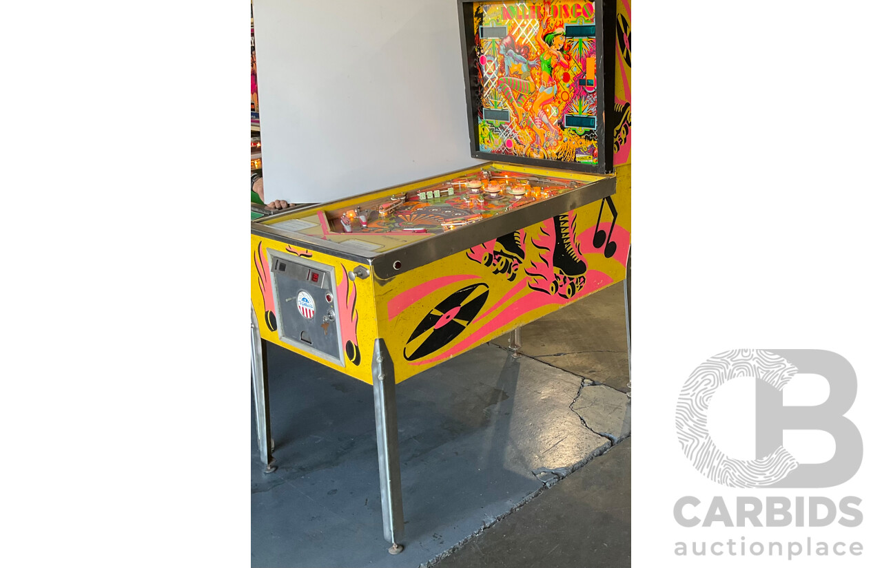 roller disco pinball machine for sale