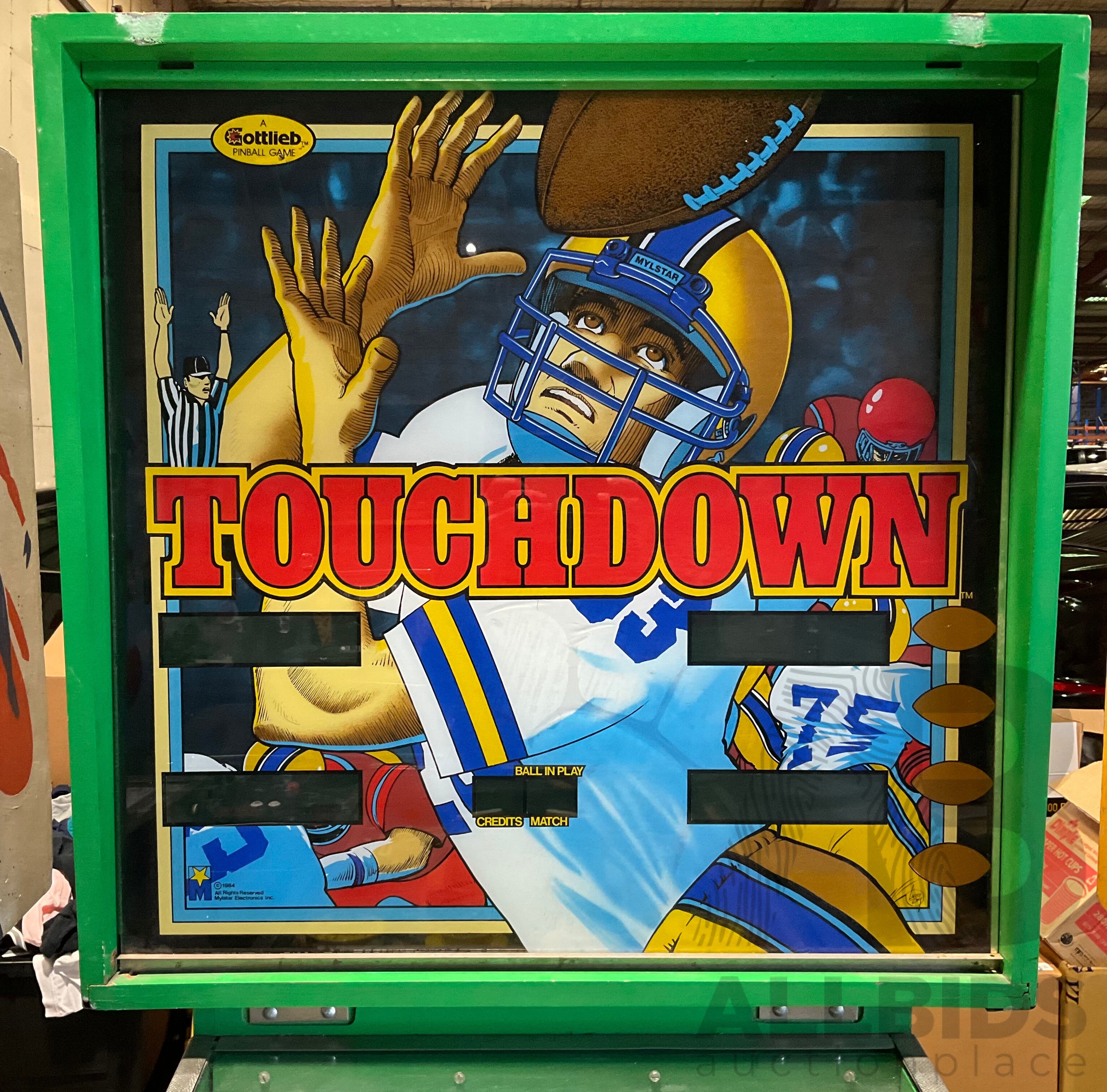 gottlieb touchdown pinball