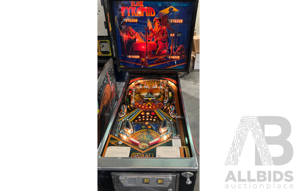 black pyramid pinball