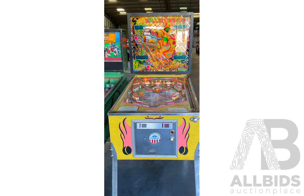 roller disco pinball machine for sale