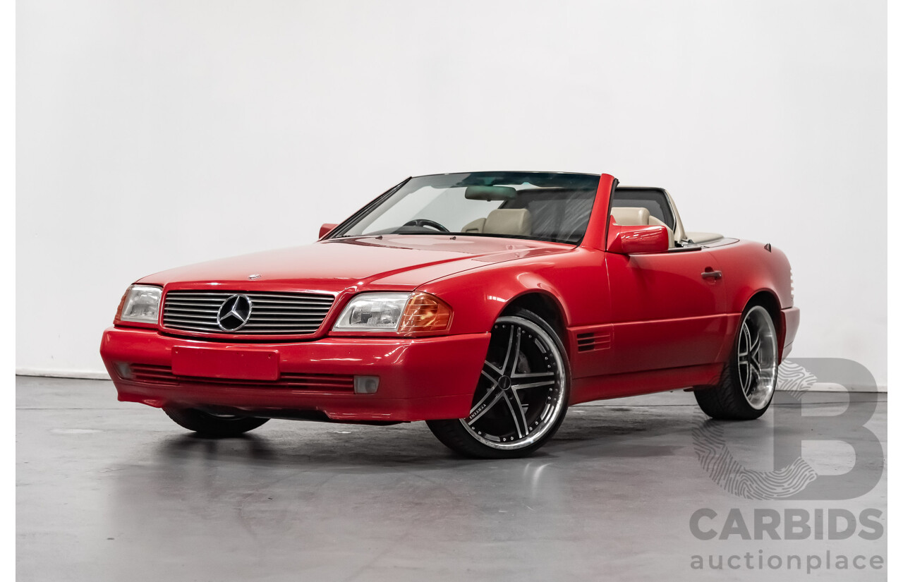 7 1990 Mercedes Benz 500 SL 2d Lot 1466062 CARBIDS