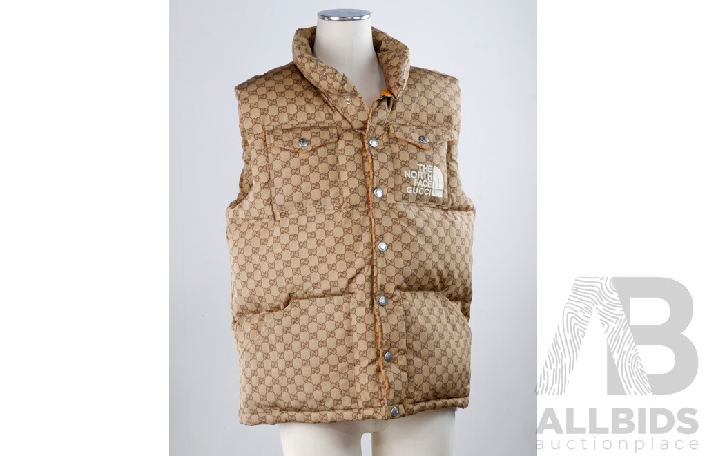 Gucci North Face Gucci Puffer Vest in XL