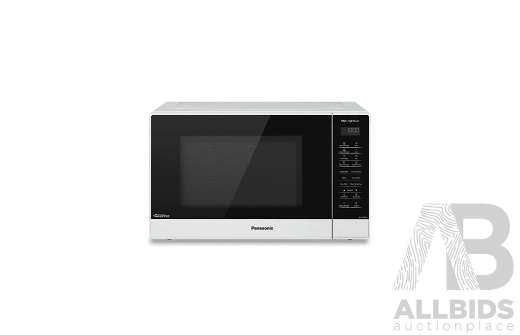 panasonic 32l inverter microwave white nn st64jwqpq