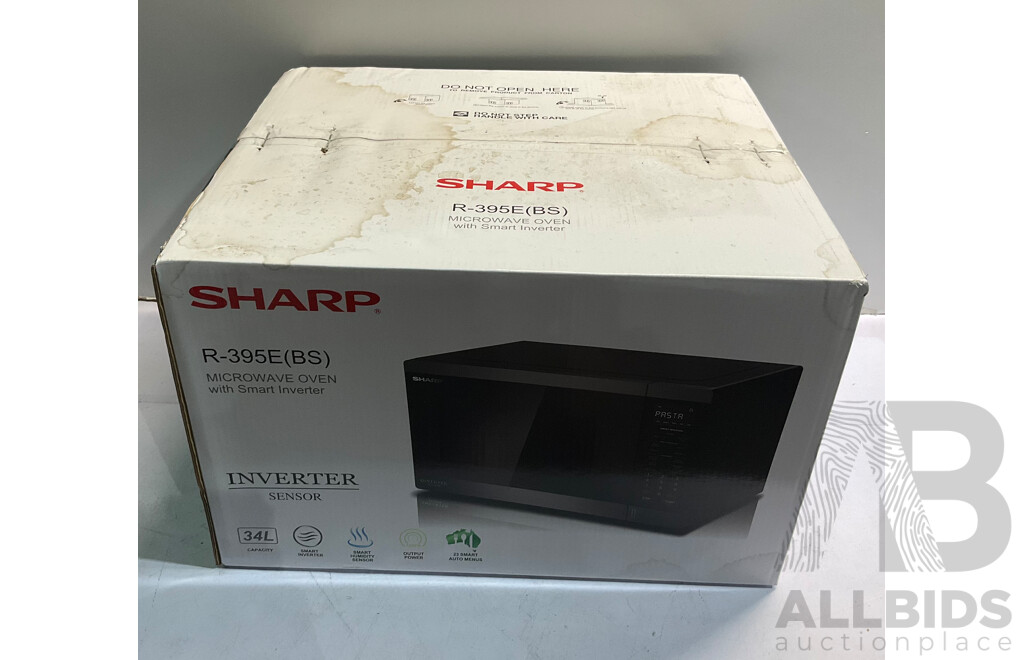SHARP (R-395E BS) 34L 1200W Inverter - Lot 1473866 | ALLBIDS