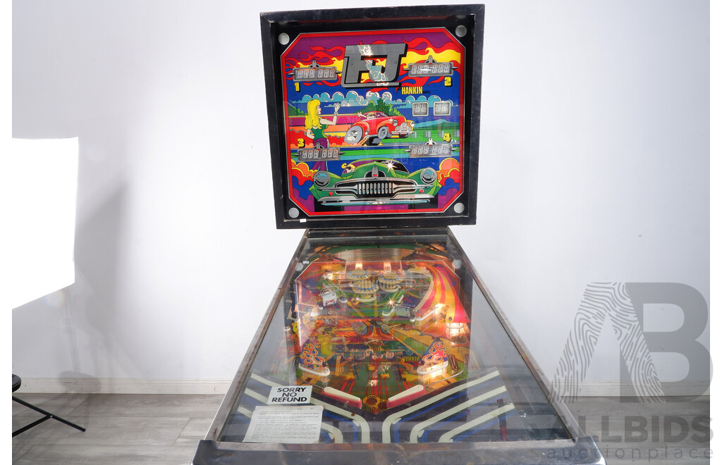 fj holden pinball machine for sale