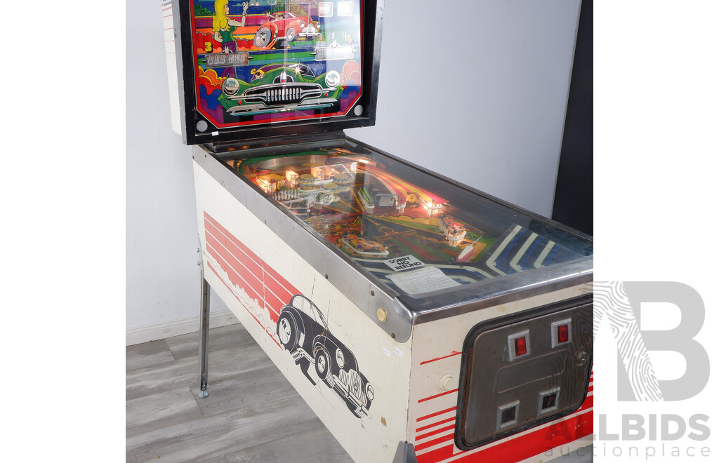 fj holden pinball machine for sale