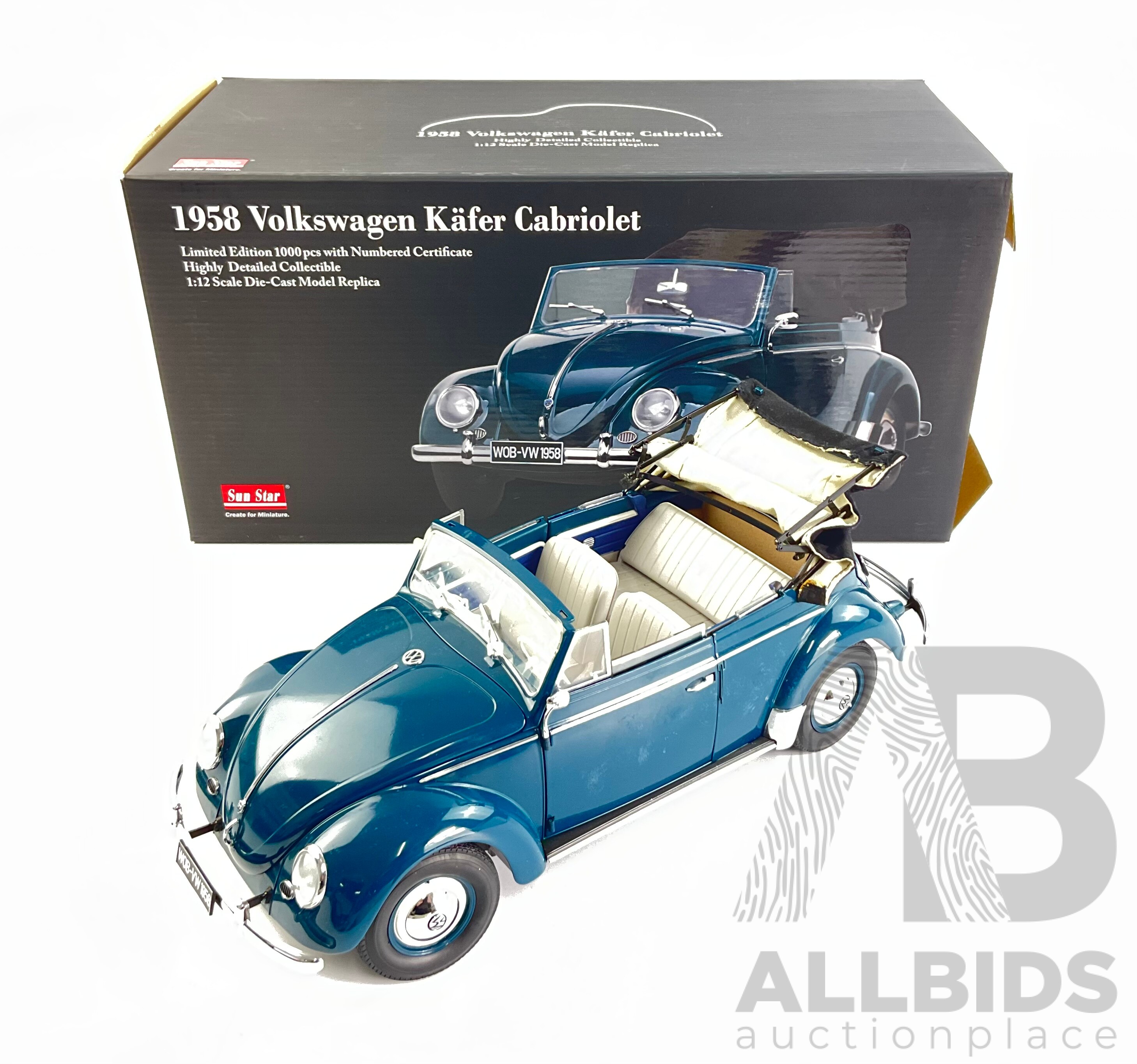 Sun Star 1958 Volkswagon Cabriolet - Lot 1485148 | ALLBIDS