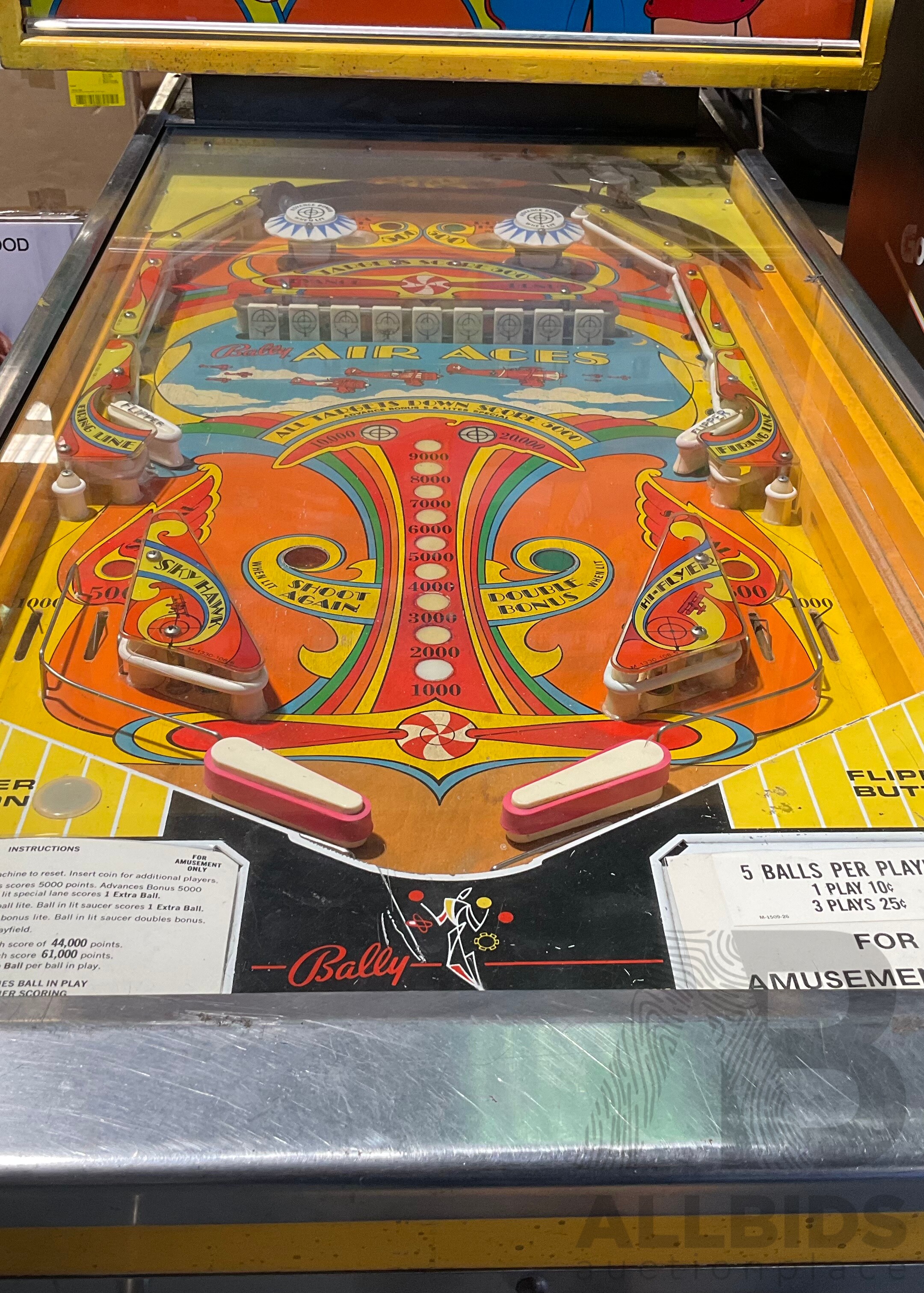 skyhawk pinball machine