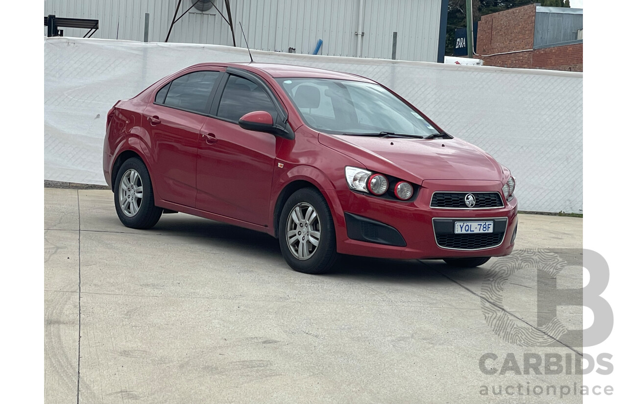 1/2012 Holden Barina TM 4d Sedan Lot 1493186 CARBIDS