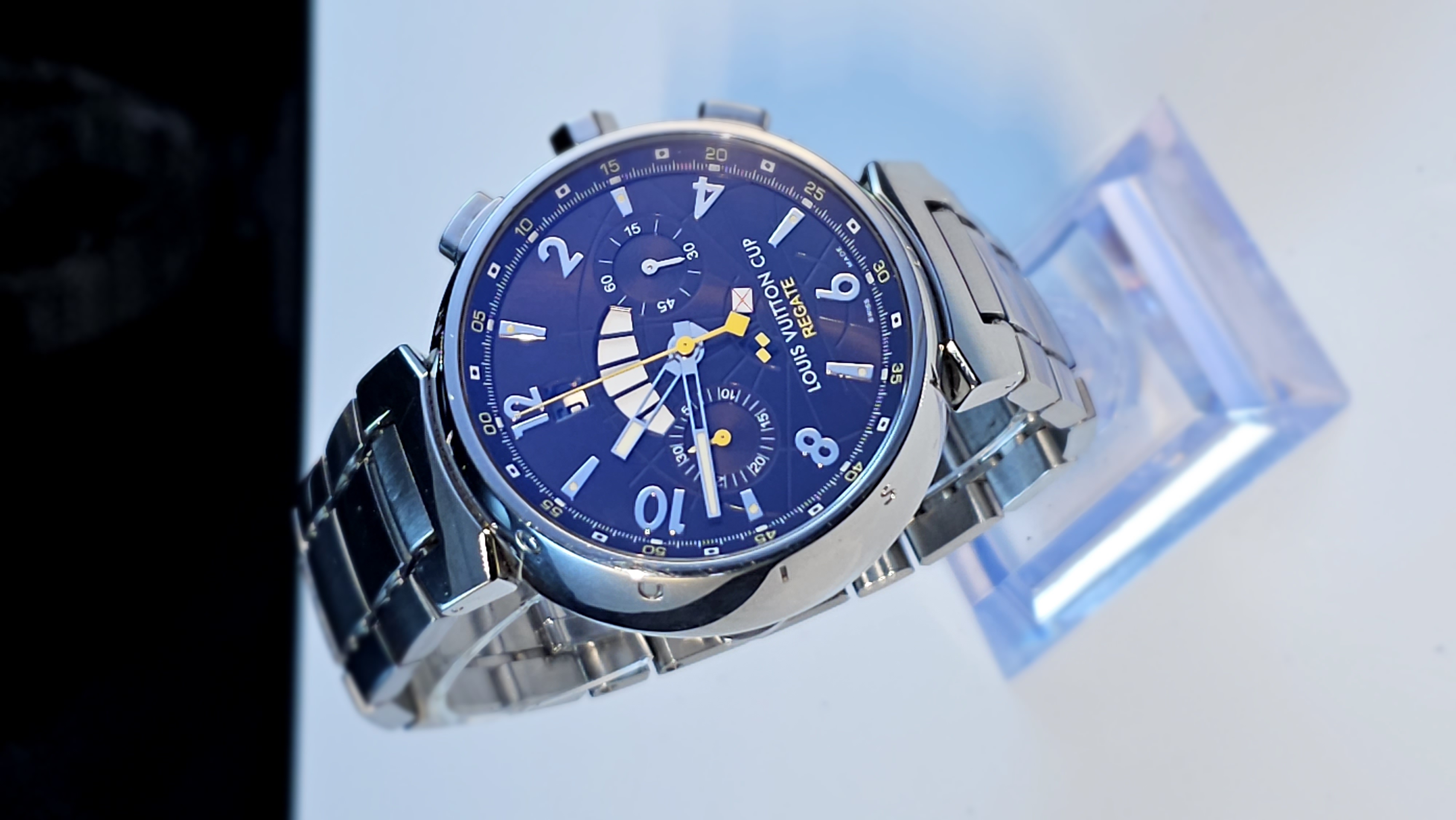 Louis Vuitton Tambour Louis Vuitton Cup Regate Q1021 (Pre Owned) LV-001 -  Watch & Watch Gallery