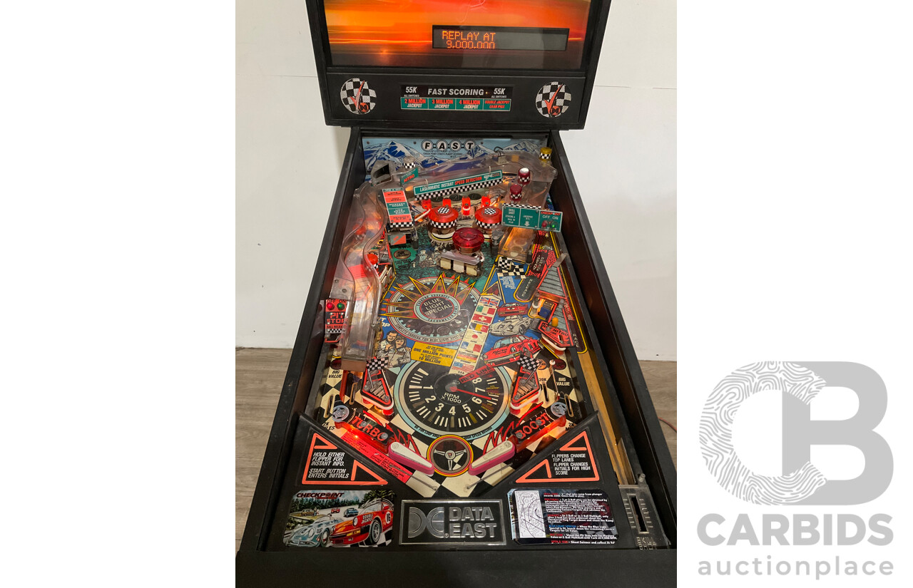 No Reserve: 1991 Data East Checkpoint Pinball Machine for sale on BaT  Auctions - sold for $7,700 on December 14, 2023 (Lot #130,707)